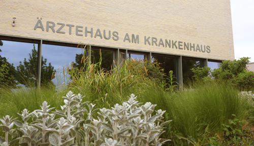 Unsere Praxis im Ärztehaus am Krankenhaus